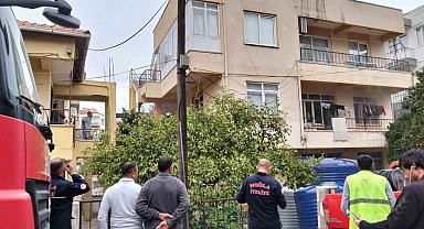 Ocakta unutulan yemekten çıkan yangında 2 kedi telef oldu