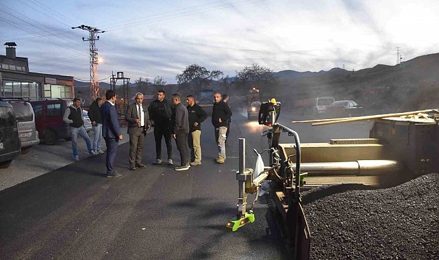 Oltu'da asfalt seferberliği