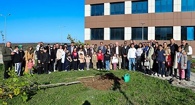 OMÜ'de Diyabet Günü etkinliğinde fidanlar toprakla buluştu