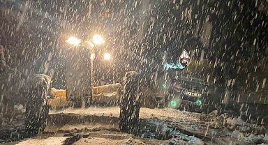 Ordu-Sivas kara yolu kar yağışı nedeniyle ulaşıma kapandı