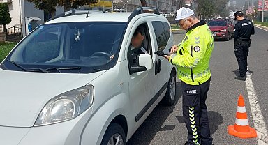 Ordu'da bir haftada 11 binden fazla araç ve sürücüsü denetlendi