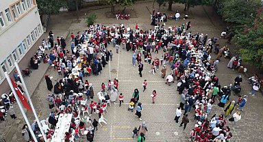 Ordu'da ilkokul öğrencilerinden Gazze'ye yardım eli