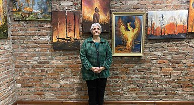 Orman yangınlarını konu alan resim sergisi açıldı