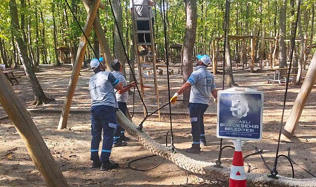 Ormanya'daki çocuk oyun alanlarına periyodik bakım