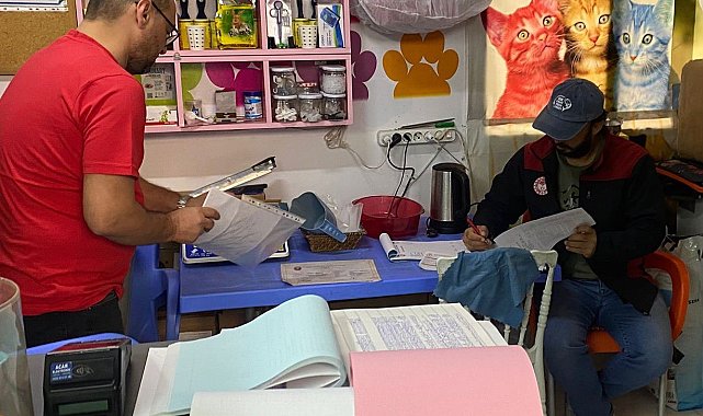 Ortaca'da ev ve süs hayvanı satış yerlerinden denetim