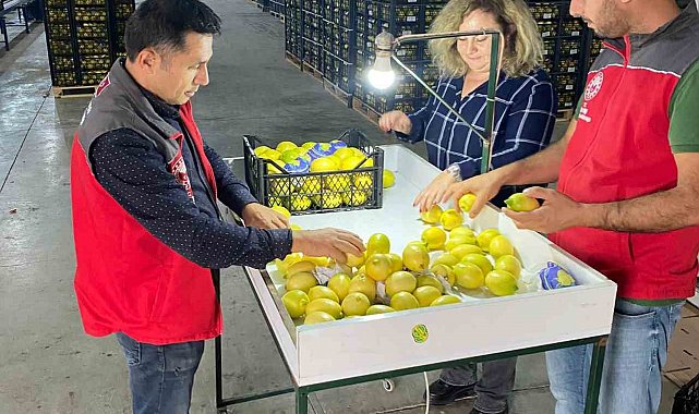 Ortaca'da ihracata giden ürünlere onay