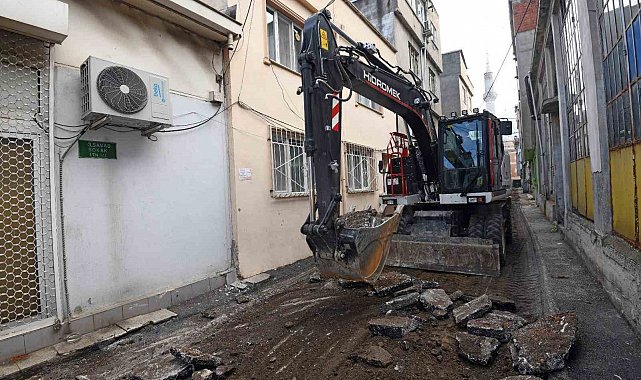 Osmangazi'de eski asfaltlar yenileniyor