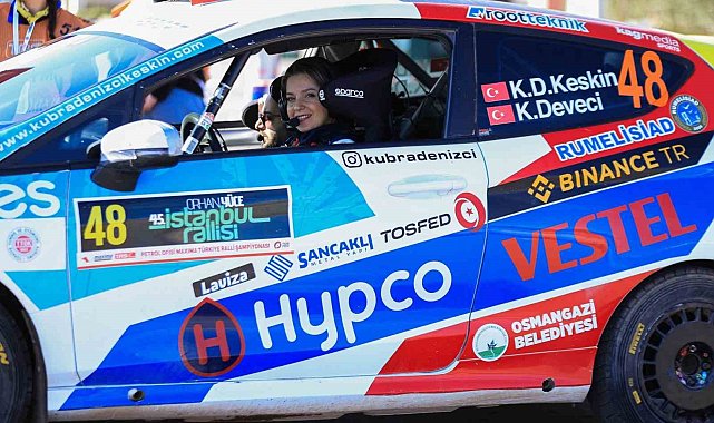 Osmangazi'nin gururu İstanbul Rallisi'nde podyuma çıktı