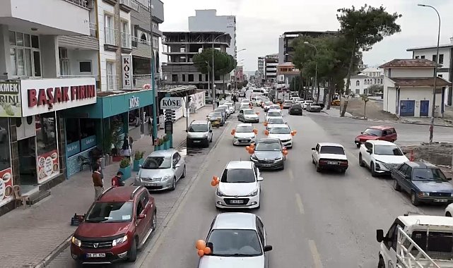 Osmaniye'de kadına şiddete karşı 'turuncu konvoy' ile güçlü mesaj