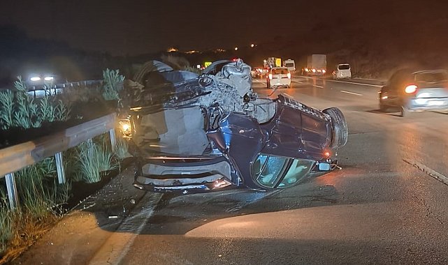 Otomobil bariyerlere çarptı: 1 ölü