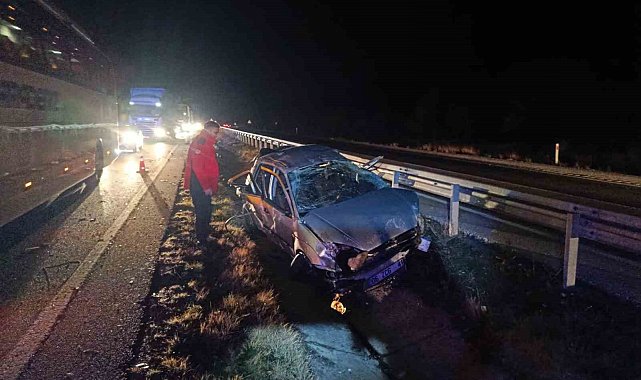 Otostopla bindiği araç mezarı oldu: 1 ölü, 2 yaralı