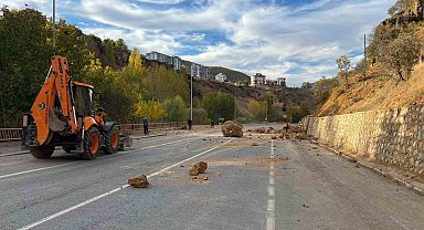 Ovacık yolunda güvenlik çalışmaları başladı