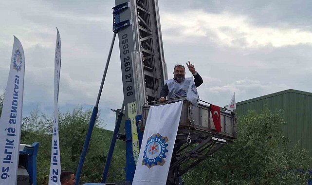 Öz İplik-İş Sendikası eylemlerine Karesi Tekstil'den engelleme