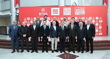 Özbekistan Büyükelçisi İlkhom Khaydarov BTSO'da
