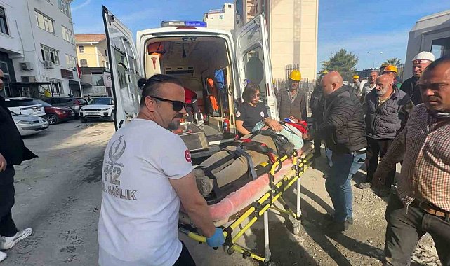 Özel hastane inşaatında iş kazası: 1 yaralı