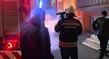 Palandöken'de korkutan yangın