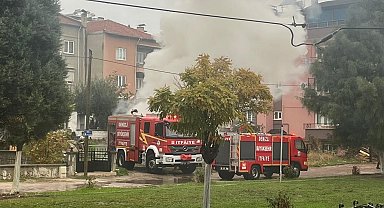 Park halindeki minibüs alevlere teslim oldu
