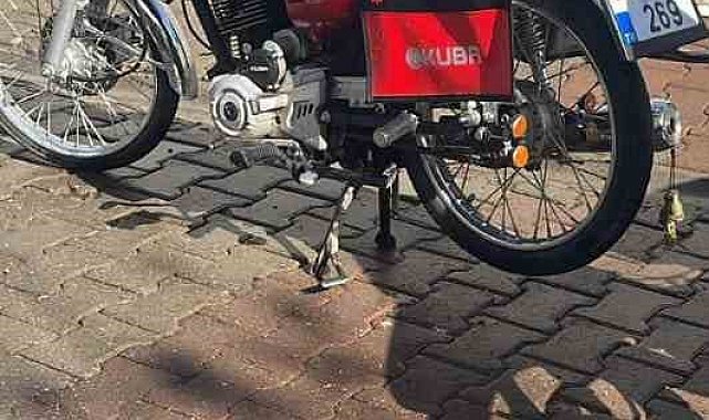 Park halindeki motosiklet çalındı
