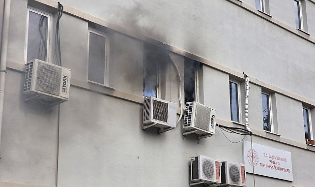 Pozantı Aile Sağlığı Merkezi'nde yangın