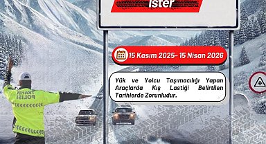 "Erzurum'un kışı, kış lastiği ister"