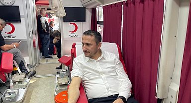 "Hayat kurtarmak senin kanında var" dediler kan bağışı yaptılar