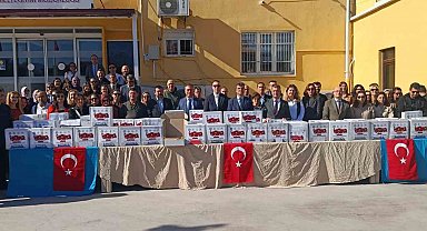 "Hediyem 81 İlin 81 Öğretmenine" projesinde paketler Milas'tan yola çıktı
