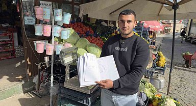 "Kimse bilmesin, Allah bilsin" diyerek 150 bin liralık veresiye defterini kapattı