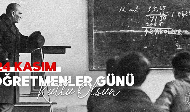 Rektör Hacımüftüoğlu; "24 Kasım Öğretmenler Günü kutlu olsun"