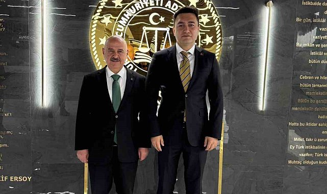 Rektör Sözbir ile Başsavcı Emre bir araya geldi