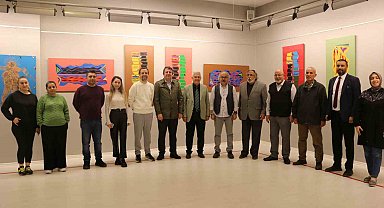 Ressam Mehmet Ali Doğan Sanko Sanat Galerisi'nde sergi açtı