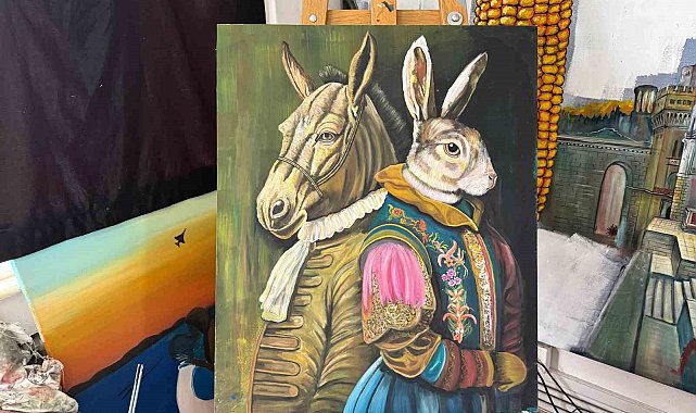 Ressam ve heykeltıraş Orhan Albaş öğrencilerine 3 günde resim yapmayı öğretiyor