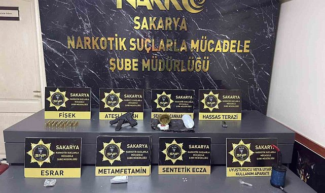 Sakarya'da uyuşturucu operasyonu: 3 gözaltı