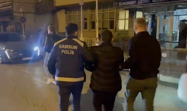 Samsun'da 12 yıl hapis cezası bulunan firari yakalandı