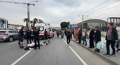 Samsun'da motosiklet kazası: 1 yaralı