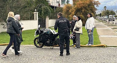 Samsun'da motosiklet otomobille çarpıştı: 1 yaralı