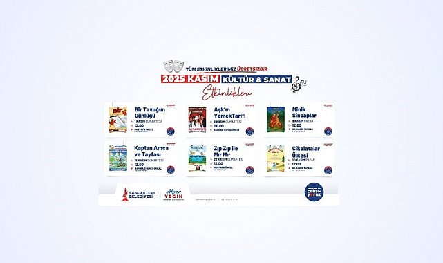 Sancaktepe'de kasım ayı kültür ve sanatla dolu dolu geçecek