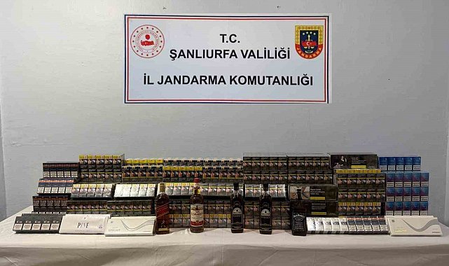 Şanlıurfa'da 3 bin 800 paket kaçak sigara ele geçirildi