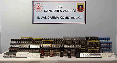 Şanlıurfa'da 3 bin 800 paket kaçak sigara ele geçirildi