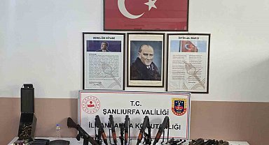 Şanlıurfa'da silah kaçakçılığı operasyonu: 2 gözaltı