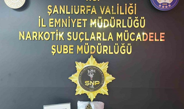 Şanlıurfa'da uyuşturucu operasyonu: 1 tutuklama