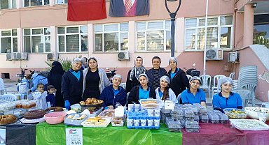 Sarıgöl'de öğrencilerden Gazze'ye anlamlı destek