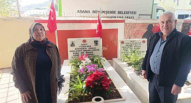 Şehit Bünyamin Çabuk kabri başında dualarla anıldı