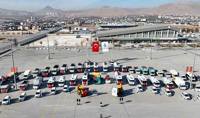 Selçuklu Belediyesi araç filosuna 71 araç daha ilave etti