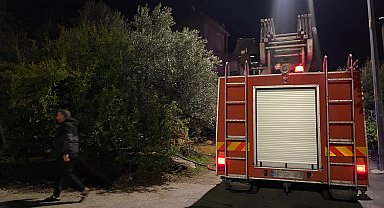 Serik'te korkutan ev yangını