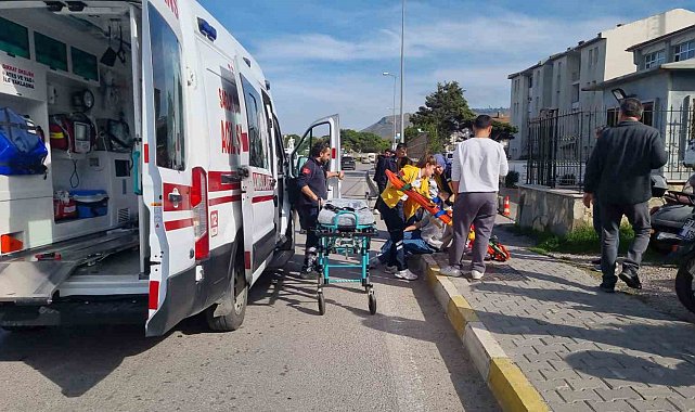 Sinop'ta motosiklet devrildi: 1 yaralı
