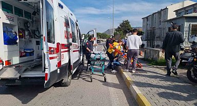Sinop'ta motosiklet devrildi: 1 yaralı