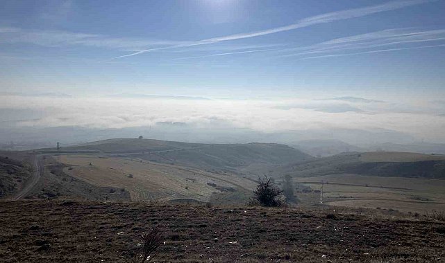 Sis adeta kenti yuttu, doğa olayı izleyenleri mest etti