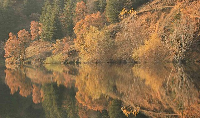 Sis bulutlarının gökyüzüne yükseldiği anlar görsel şölen oluşturdu