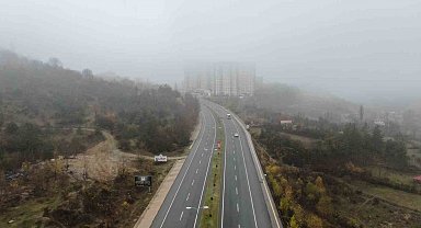 Sis etkili oldu, görüş mesafesi 50 metreye kadar düştü