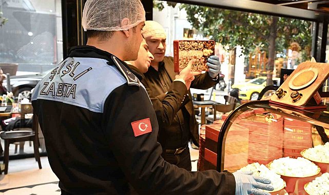 Şişli Belediyesi ekiplerinin gıda denetimi tüm hızıyla sürüyor